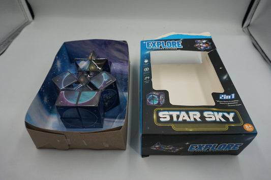 Star Sky 2-In-1 Explore The Universe Hand Exercise Fidget Cube