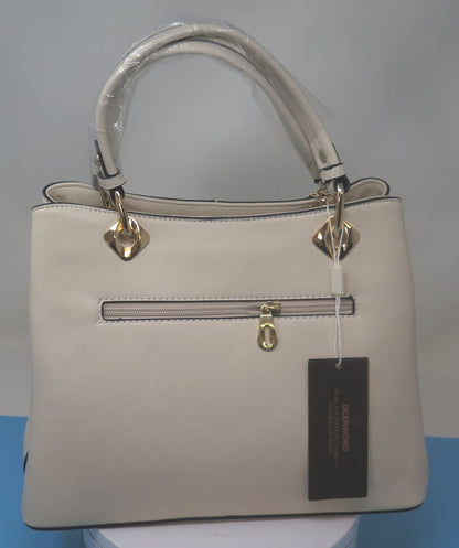 DEERWORD HANDBAG -CREAM/GOLD