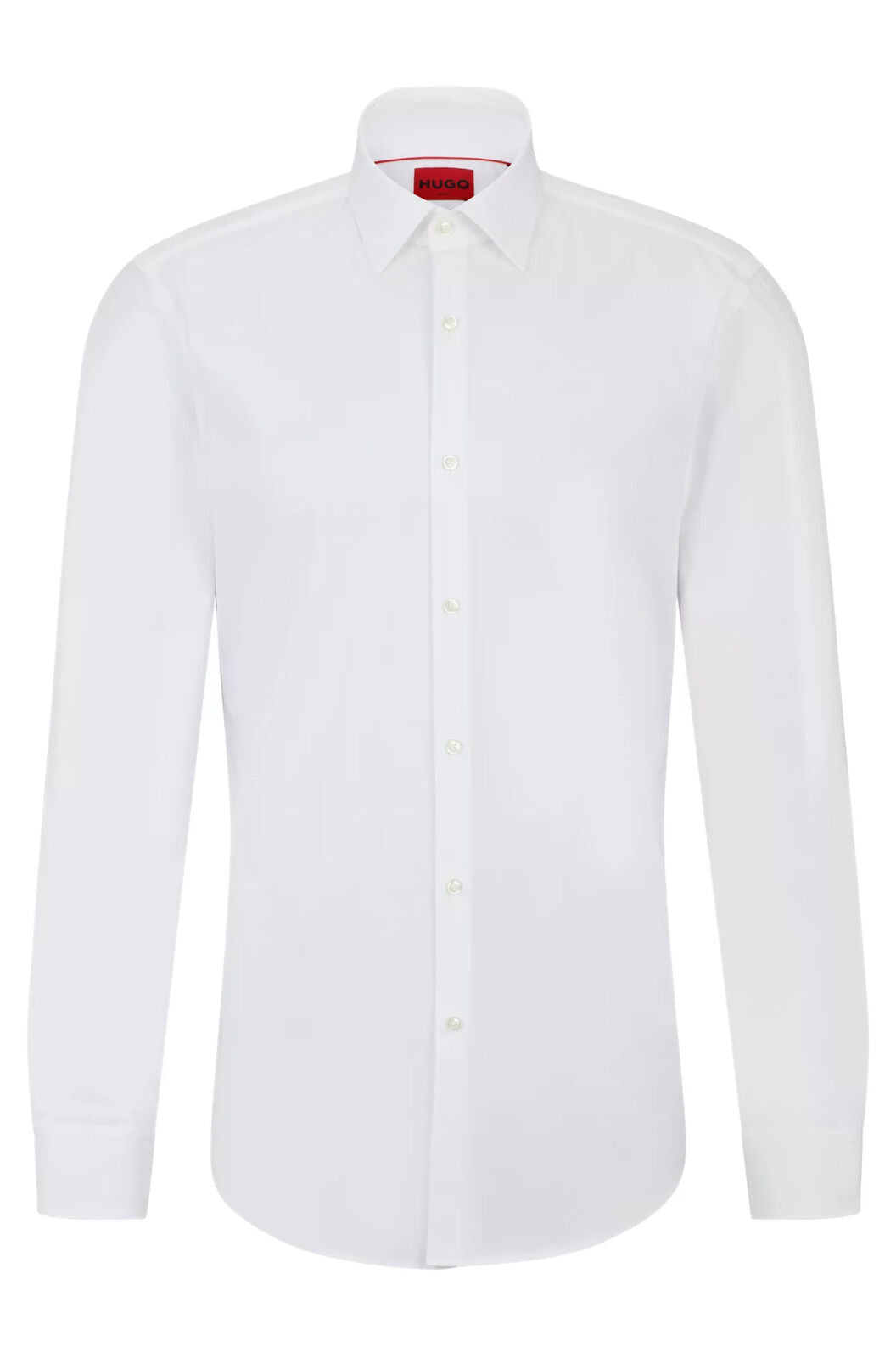 Hugo Boss BLOUSE IN STRETCH COTTON-BLEND POPLIN Size 40 Medium UK 12