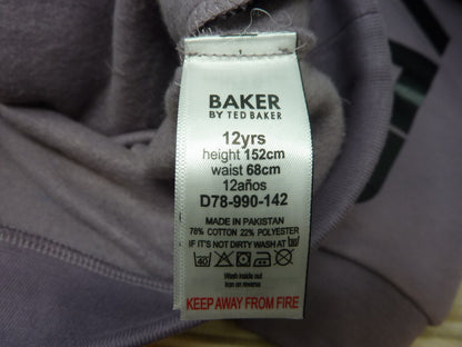 TED BAKER KIDS SWEATSHIRT-PURPLE-12YRS