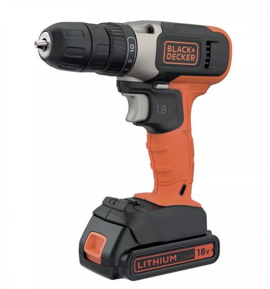 BLACK & DECKER BCD001C1 18v Drill driver 10mm keyless chuck