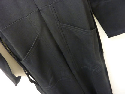 THE WHITE COMPANY-JERSEY UTILITY JUMPSUIT-12-BLACK