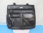 LORENZ LEATHER CROSSBODY BAG -BLACK