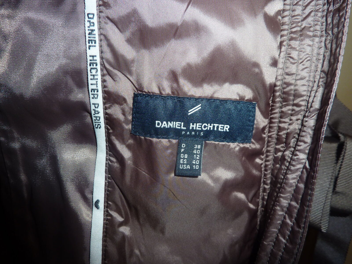 DANIEL HECHTER COAT-UK12-DARK GREY