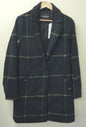 SCOTCH AND SODA CHECKED COAT-SMALL-NAVY
