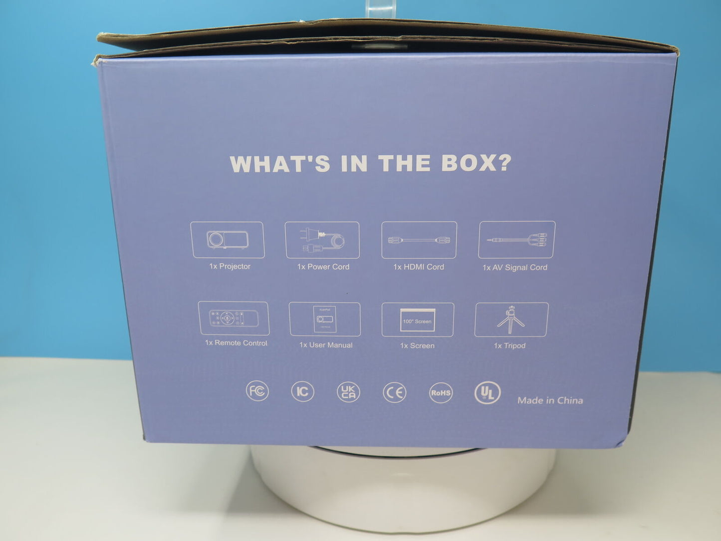 XUANPAD 2024 UPGRADED  5G WIFI BLUETOOTH PROJECTOR-RD886
