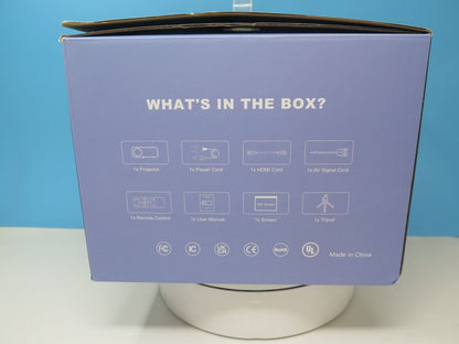 XUANPAD 2024 UPGRADED  5G WIFI BLUETOOTH PROJECTOR-RD886