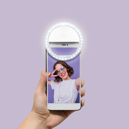 NEW Juice Social Clip-On Selfie Ring Light for Mobile Phones -Tablets
