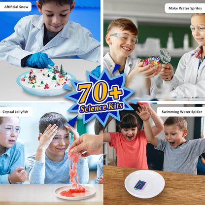 Science Kit for Kids Age 4-6-8-10-12, STEM Learning Educational Scientist Toys
