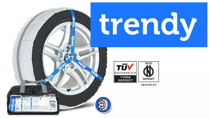 TRENDY TEXTILE SNOW CHAIN FOR SNOW AND ICE 40-M
