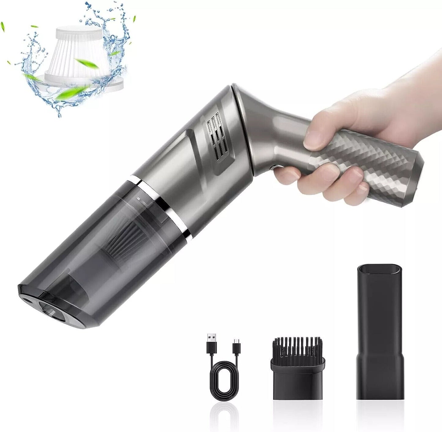 MZGO 2023,Handheld Vacuum, 120W Powerful Car Vacuum Cleaner, Chargeable