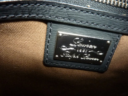 RALPH LAUREN BLACK HANDBAG