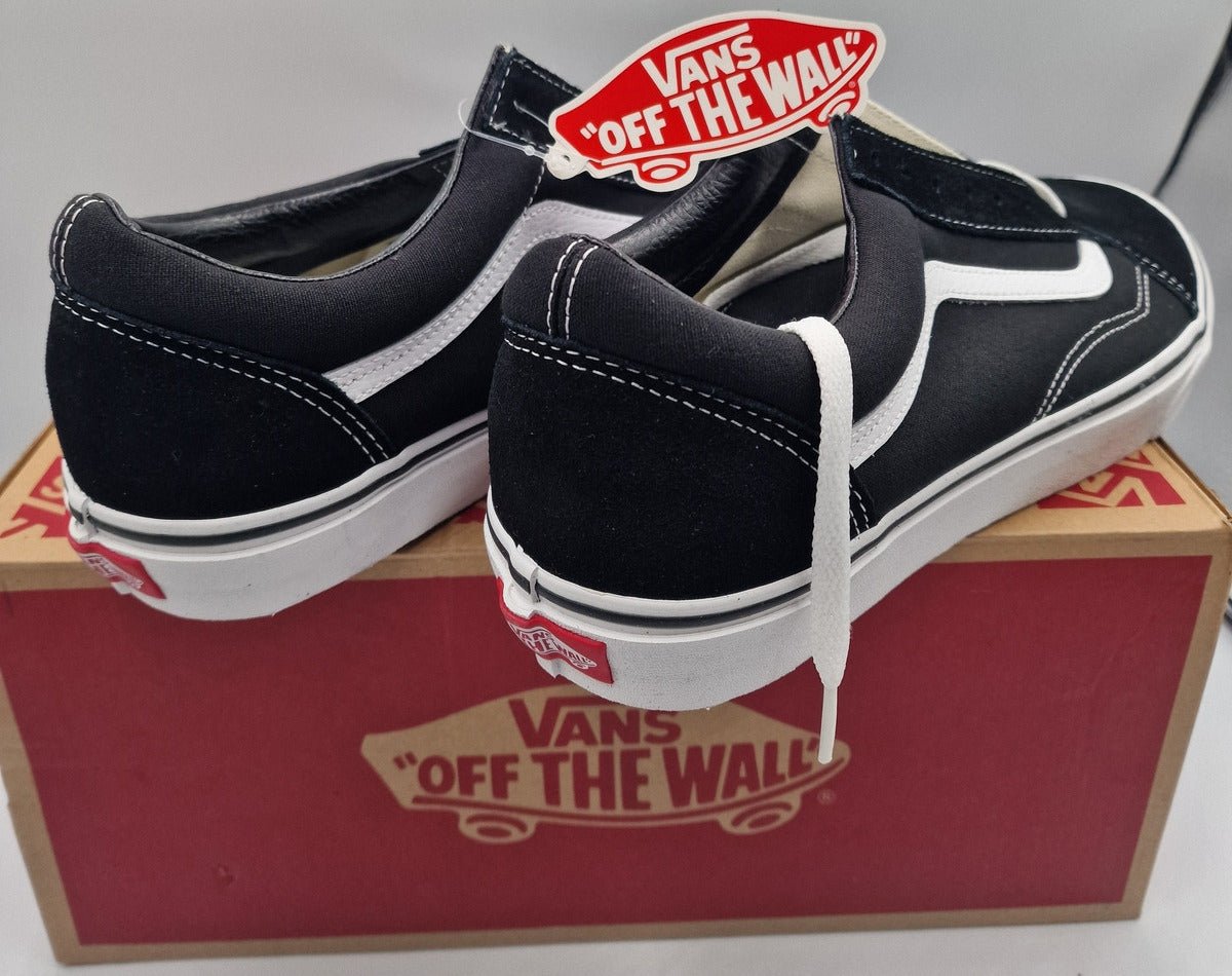 Vans OFF THE WALL Old Skool black / white Mens shoe UK 10.5