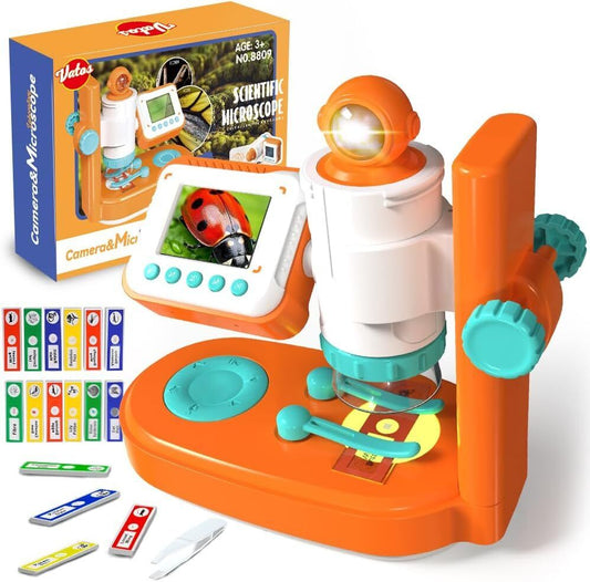 VATOS Microscope for Kids,1000x Microscope Camera Kits