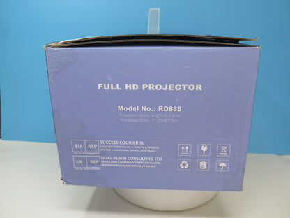 XUANPAD 2024 UPGRADED  5G WIFI BLUETOOTH PROJECTOR-RD886