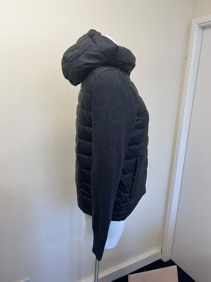Tommy Hilfiger Women's Sorona Logo Knit Mix Jacket black Small