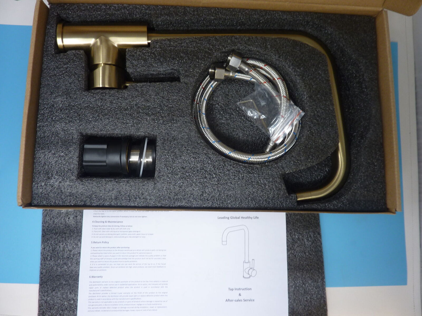 GAPPO MONOBLOC BRASS KITCHEN MIXER SINK TAP