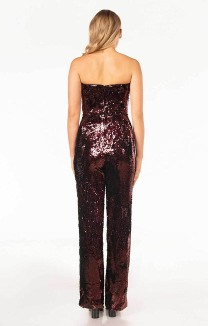 Dress The Population Andy Port Sequin Jumpsuit RRP £247.00 MEDIUM
