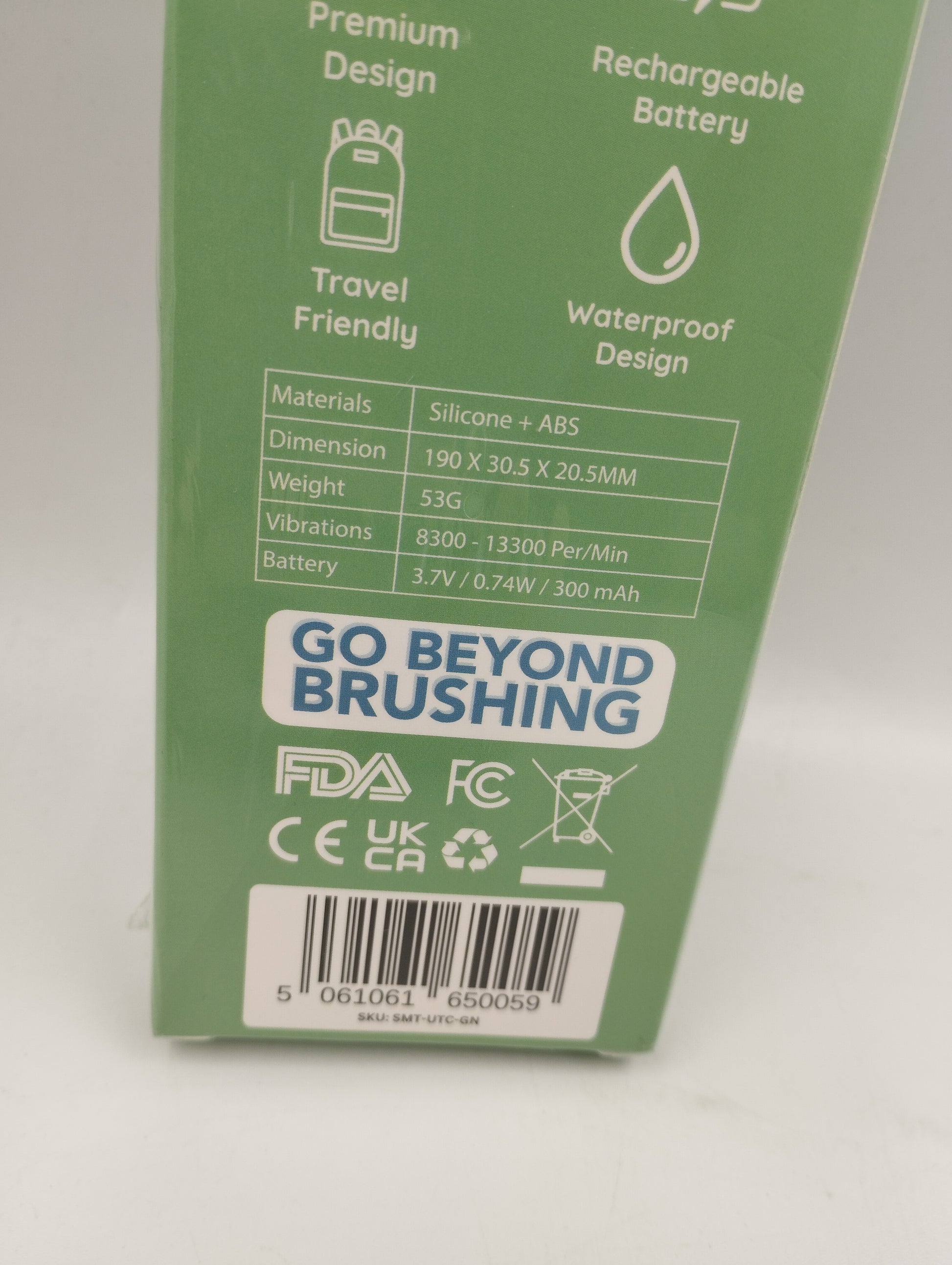 SmileTherapy UltraSonic Tooth Cleaner-GREEN
