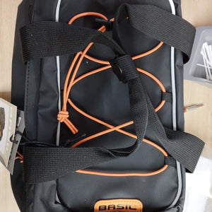 Basil Miles Tarpaulin - trunkbag MIK - 7 liter - black/orange