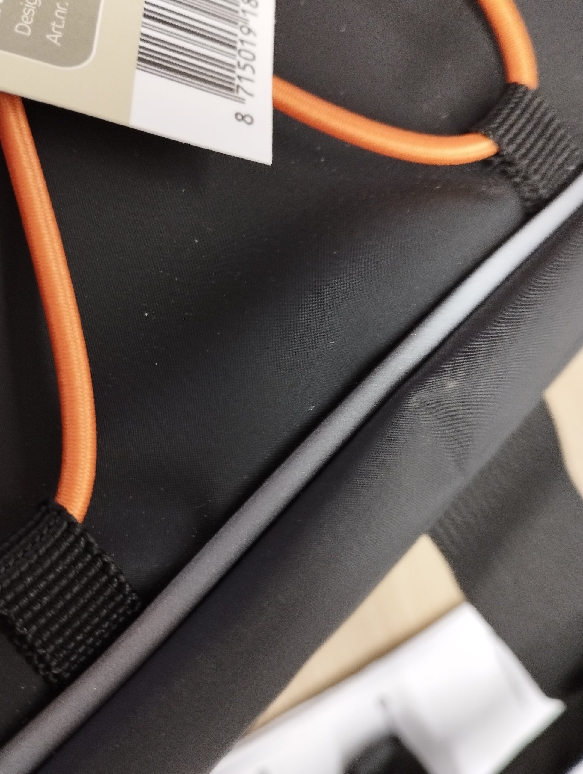 Basil Miles Tarpaulin - trunkbag MIK - 7 liter - black/orange