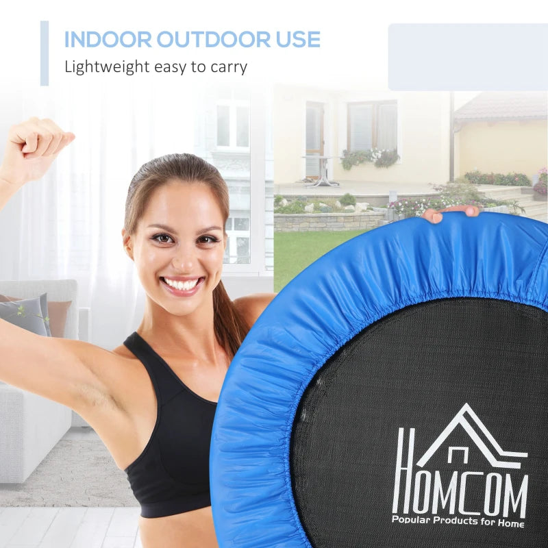 HOMCOM Φ96cm Mini Fitness Trampoline Home Gym Yoga Exercise