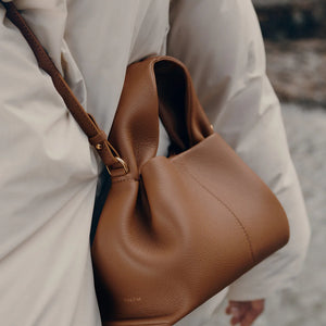 Polene Numéro Neuf Mini Edition Textured Camel