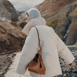 Polene Numéro Neuf Mini Edition Textured Camel
