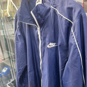 Nike Men's Jacket M Blue Nylon with Polyester Windbreaker Large