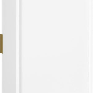kleankin Bathroom Wall Cabinet, Over Toilet Storage Cupboard with Adjustable Shelves for Hallway, Living Room, White