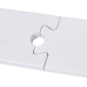 HOMCOM 6FT Rustic Interior Sliding Barn Door Mounting Hardware Kit - White