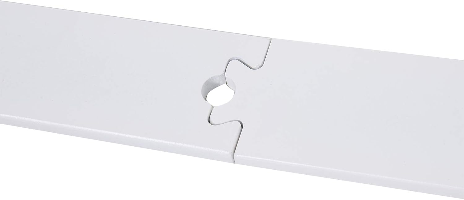 HOMCOM 6FT Rustic Interior Sliding Barn Door Mounting Hardware Kit - White