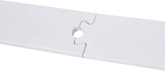 HOMCOM 6FT Rustic Interior Sliding Barn Door Mounting Hardware Kit - White