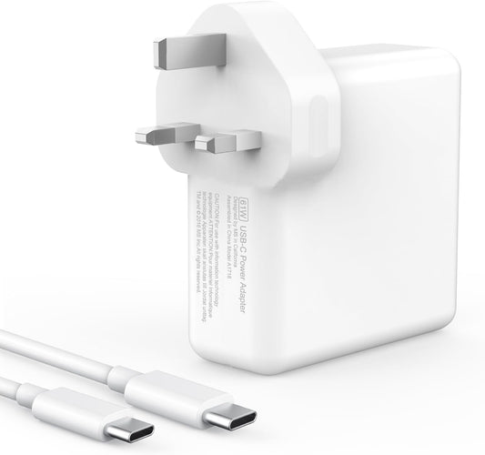 Macbook Charger 61W USB C PD Fast Charging Compatible with MacBook Pro