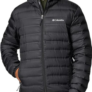 Columbia Mens  Lake Down Puffer Jacket- black- Medium
