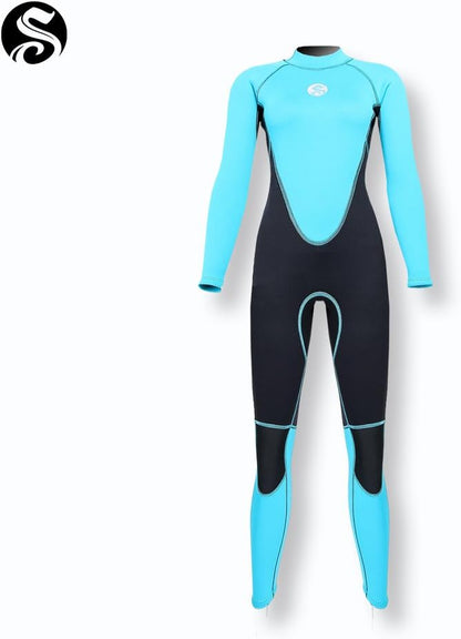 PAWHITS Slim Wetsuit Women 2/3mm Neoprene Full Length Wet Suit SMALL