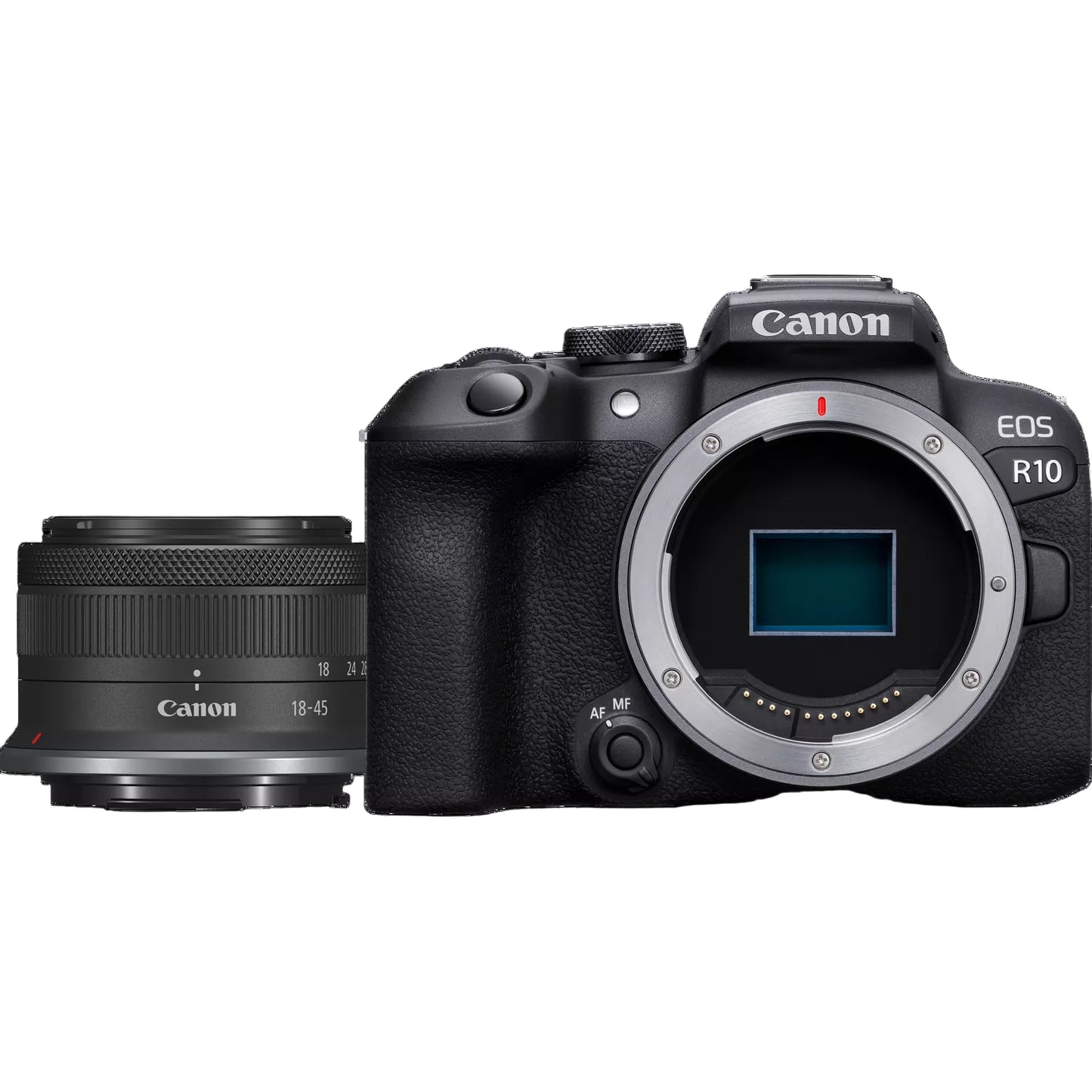 Canon EOS R10 Mirrorless Camera + RF-S 18-45mm F4.5-6.3 IS STM Lens