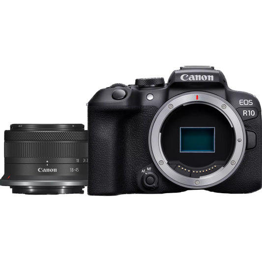 Canon EOS R10 Mirrorless Camera + RF-S 18-45mm F4.5-6.3 IS STM Lens