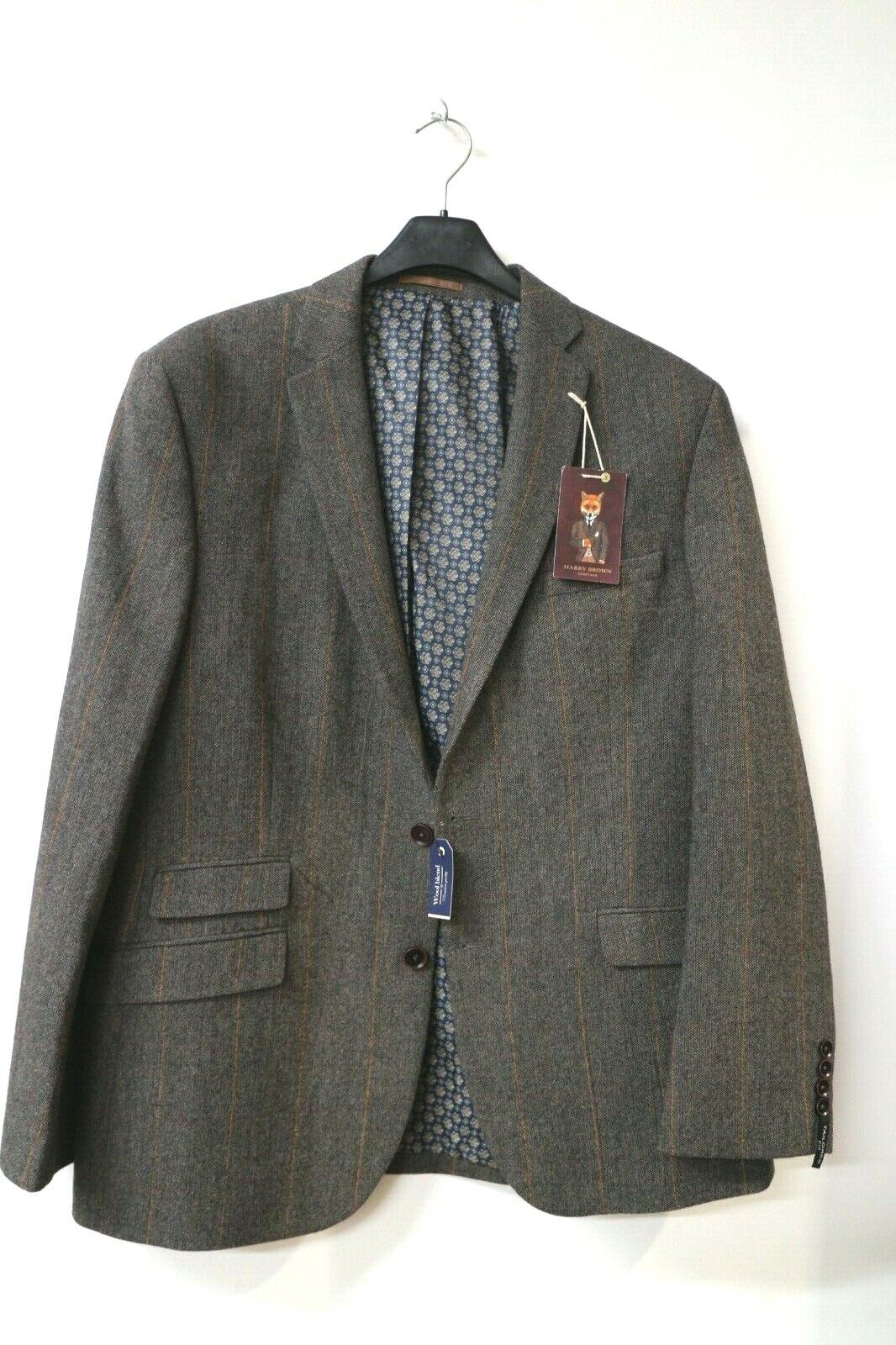 HARRY BROWN HERITAGE TAILORED FIT SINGLE BREASTED JACKET 46R