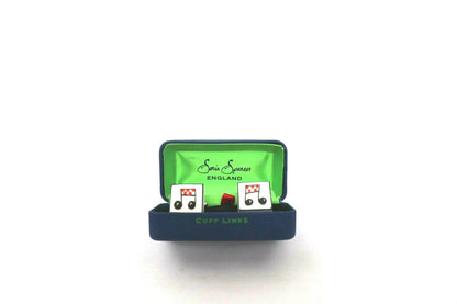 Sonia Spencer Red Notes Cuff Links