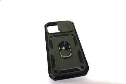iPhone 14 Pro Max Case, 2 Pack Screen Protector, with Magnetic Ring Kickstand