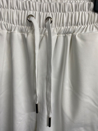 MANIERE DE VOIR WHITE CARGO PANTS SIZE 8