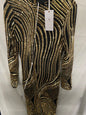 FOREVER UNIQUE MISCHA BLACK AND GOLD DRESS UK 8