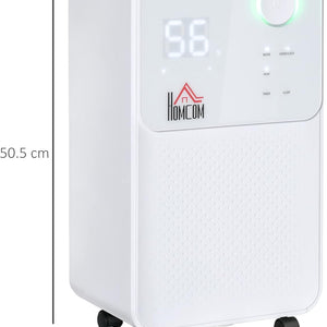 HOMCOM 12L/Day Dehumidifier for Home