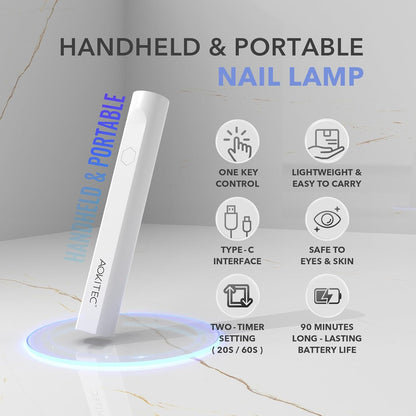 Aokitec Handheld UV Lamps for Gel Nails