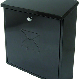 burg Wachter galvanised steel contemporary post box size 368X368X116mm
