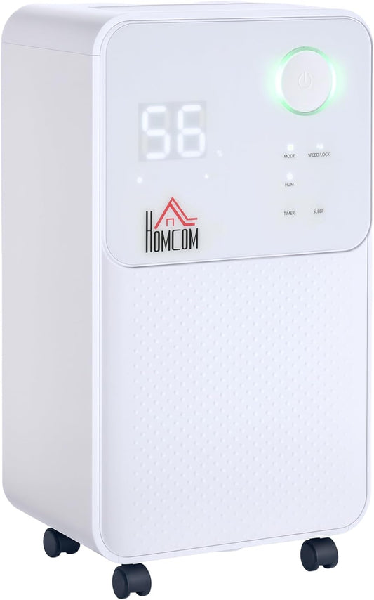HOMCOM 12L/Day Dehumidifier for Home