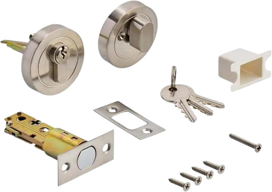 deadbolt lock stainless steel adjustable backset 60mm/70mm model 7301/7302