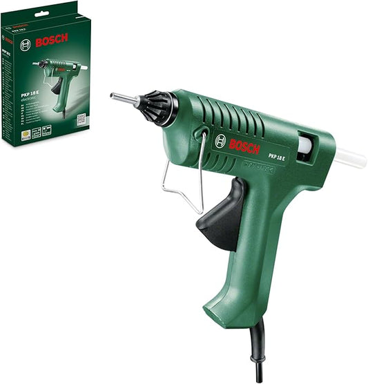 Bosch Glue Gun PKP 18 E (1 x Extra-Length Nozzle, Glue Stick, 240 V)