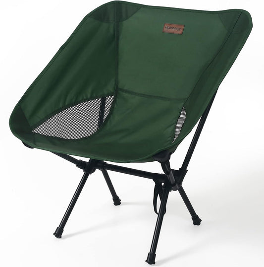 Rainberg Ultra Lightweight Camping Chair, Folding Chair Green